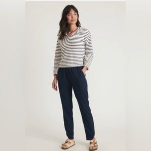 Marine Layer Re-Spun Allison Pant in Navy